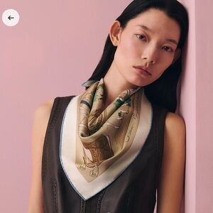 New! Authentic Hermès 70x70cm Scarf